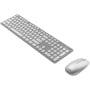 Zestaw bezprzewodowy klawiatury i myszy ASUS W5000 Wireless Keyboard and Mouse Set 90XB0430-BKM220 - Srebrny