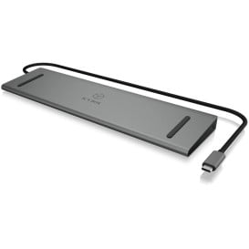 Stacja dokująca ICY BOX USB-C IB-DK2106-C - 3x USB-A 3.0, 1x USB-C 3.0, 1x VGA, 2x HDMI, RJ-45, Audio, Czytnik kart SD i microSD