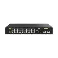 Switch zarządzalny QNAP QSW-M2116P-2T2S, 16x 1|2,5Gbps RJ45, 2x 10Gbps RJ45, 2x 10Gbps SFP+, POE+|POE++ 280W | Sklep ITnes.pl, I