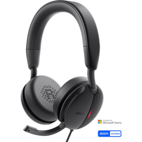Słuchawki z mikrofonem Dell Pro Wired ANC Headset WH5024 520-BBGQ - Czarne