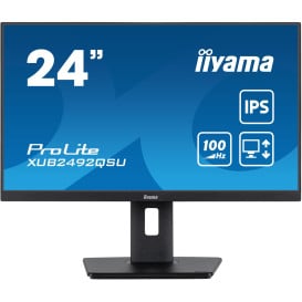 Monitor iiyama ProLite XUB2492QSU-B1 - 23,8"/2560x1440 (QHD)/100Hz/IPS/0,5 ms/pivot/Czarny