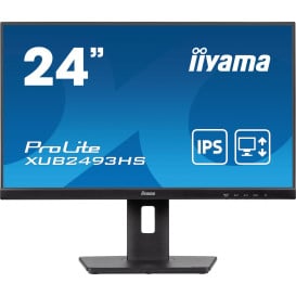 Monitor iiyama ProLite XUB2493HS-B6 - 23,8"/1920x1080 (Full HD)/100Hz/IPS/0,5 ms/pivot/Czarny