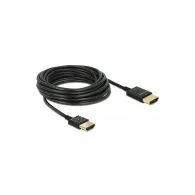 Kabel HDMI High Speed with Ethernet Delock 84775, 4K 30Hz, 4,5m, Czarny | Sklep ITnes.pl, IT for BUSINESS