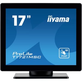 Monitor iiyama ProLite T1721MSC-B2 - 16,9"/1280x1024 (SXGA)/5:4/TN/5 ms/dotykowy/Czarny