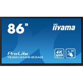 Monitor iiyama ProLite TE8612MIS-B3AG - 85,6"/3840x2160 (4K)/VA/8 ms/dotykowy/Czarny