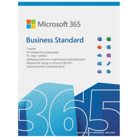 Oprogramowanie Microsoft 365 Business Standard - KLQ-00686, 12 miesięcy, wersja fizyczna