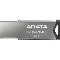 Pendrive ADATA UV350 64 GB USB 3.1 AUV350-64G-RBK - Kolor srebrny | Sklep ITnes.pl - IT for BUSINESS