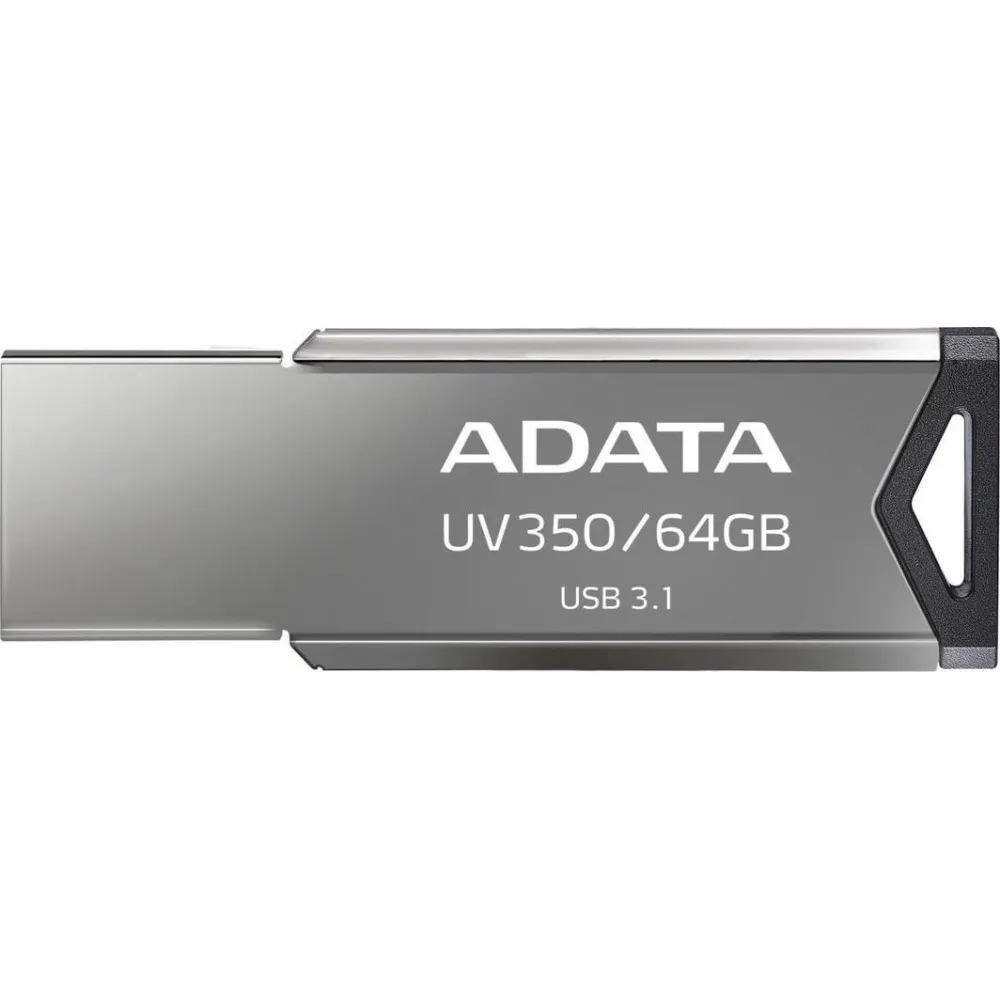 Pendrive ADATA UV350 64 GB USB 3.1 AUV350-64G-RBK - Kolor srebrny | Sklep ITnes.pl - IT for BUSINESS