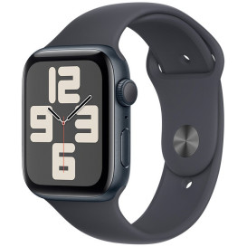 Smartwatch Apple Watch SE 44mm GPS alu w kolorze północy z paskiem sportowym w kolorze północy MRE93QR/A - M|L
