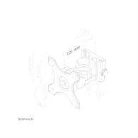 Uchwyt ścienny Neomounts by Newstar Flat Screen Wall Mount 10-30" FPMA-W250BLACK - Czarny