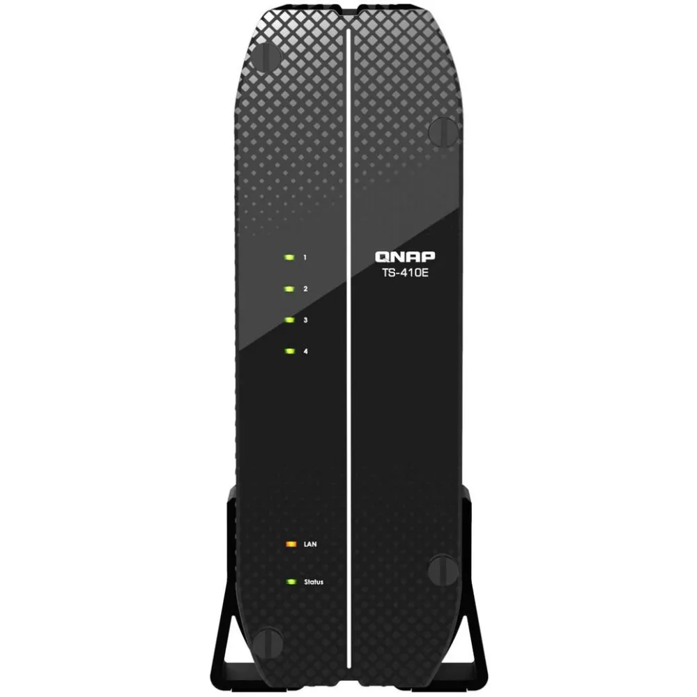 Serwer NAS QNAP Tower TS-410E-BW, Tower, Intel Celeron J6412, 8GB RAM, 2TB, 4 wnęki, hot-swap | Sklep ITnes.pl, IT for BUSINESS