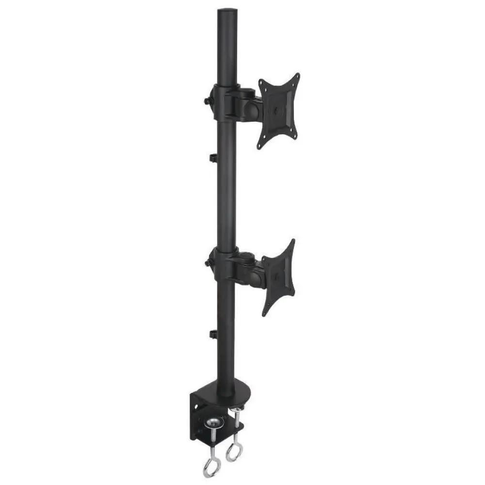 Uchwyt biurkowy na monitory Techly LED/LCD 13-27" - 2 x 10 kg, Czarny - 020690 | Sklep ITnes.pl - IT for BUSINESS