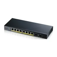 Switch niezarządzalny Zyxel GS1100-10HP-EU0102F, 8x 100|1000Mbps RJ45, 2x 1GbE SFP, POE 130W | Sklep ITnes.pl, IT for BUSINESS