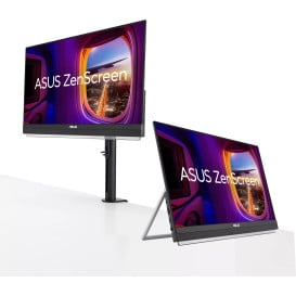 Monitor ASUS ZenScreen MB229CF Portable MB229CF - 21,5"/1920x1080 (Full HD)/100Hz/IPS/5 ms/pivot/USB-C/Czarny