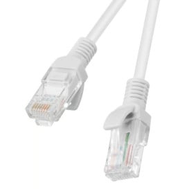 Patchcord Lanberg PCU6-10CC-0025-S - kat. 6, UTP, 0.25m, szary