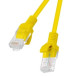 Patchcord Lanberg PCU6-10CC-0025-Y - kat. 6, UTP, 0.25m, żółty