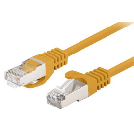 Patchcord Lanberg PCU5-20CC-0025-O - kat. 5e, FTP, 0.25m, pomarańczowy, opakowanie zbiorcze 10 szt.