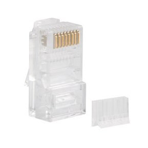 Wtyk sieciowy RJ45 Lanberg PLU-5000 - kat. 5e, UTP, do linki i drutu, 100 szt.