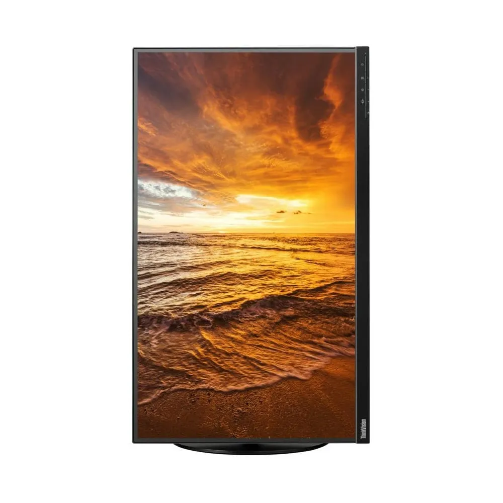 Monitor Lenovo ThinkVision P27u-10 61CBGAT1EU - 27"/3840x2160 (4K)/60Hz/IPS/6 ms/pivot/USB-C/Czarny