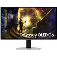 Monitor Samsung Odyssey OLED G6 G61SD LS27DG610SUXEN, 27", 2560x1440 (QHD), 240Hz, QD-OLED, 0,03 ms, pivot, Srebrny | Sklep ITne