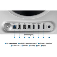 Monitor Samsung Odyssey OLED G6 G61SD LS27DG610SUXEN, 27", 2560x1440 (QHD), 240Hz, QD-OLED, 0,03 ms, pivot, Srebrny | Sklep ITne