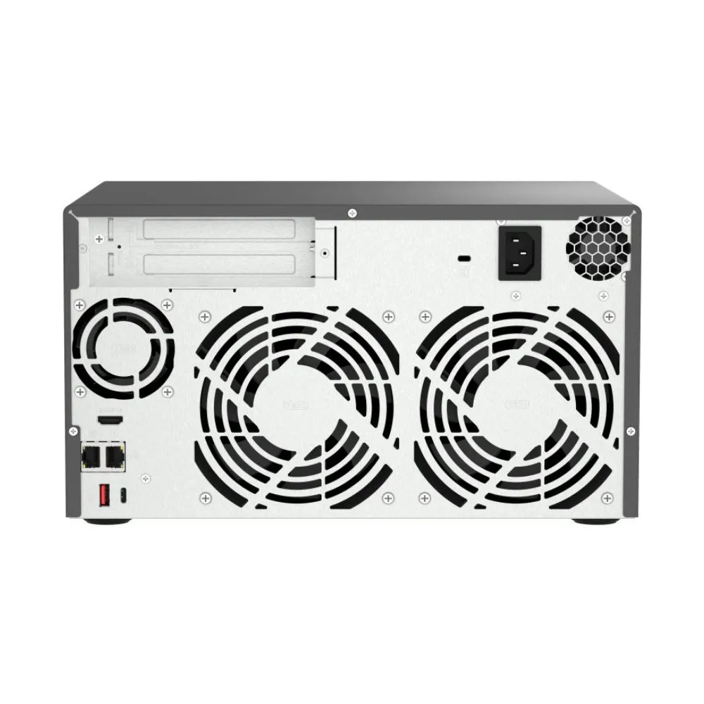 Serwer NAS QNAP Tower TVS-H874-I7-32G - Tower/Intel Core i7-12700E/32 GB RAM/8 wnęk/2 x M.2/3 lata Carry-in - zdjęcie