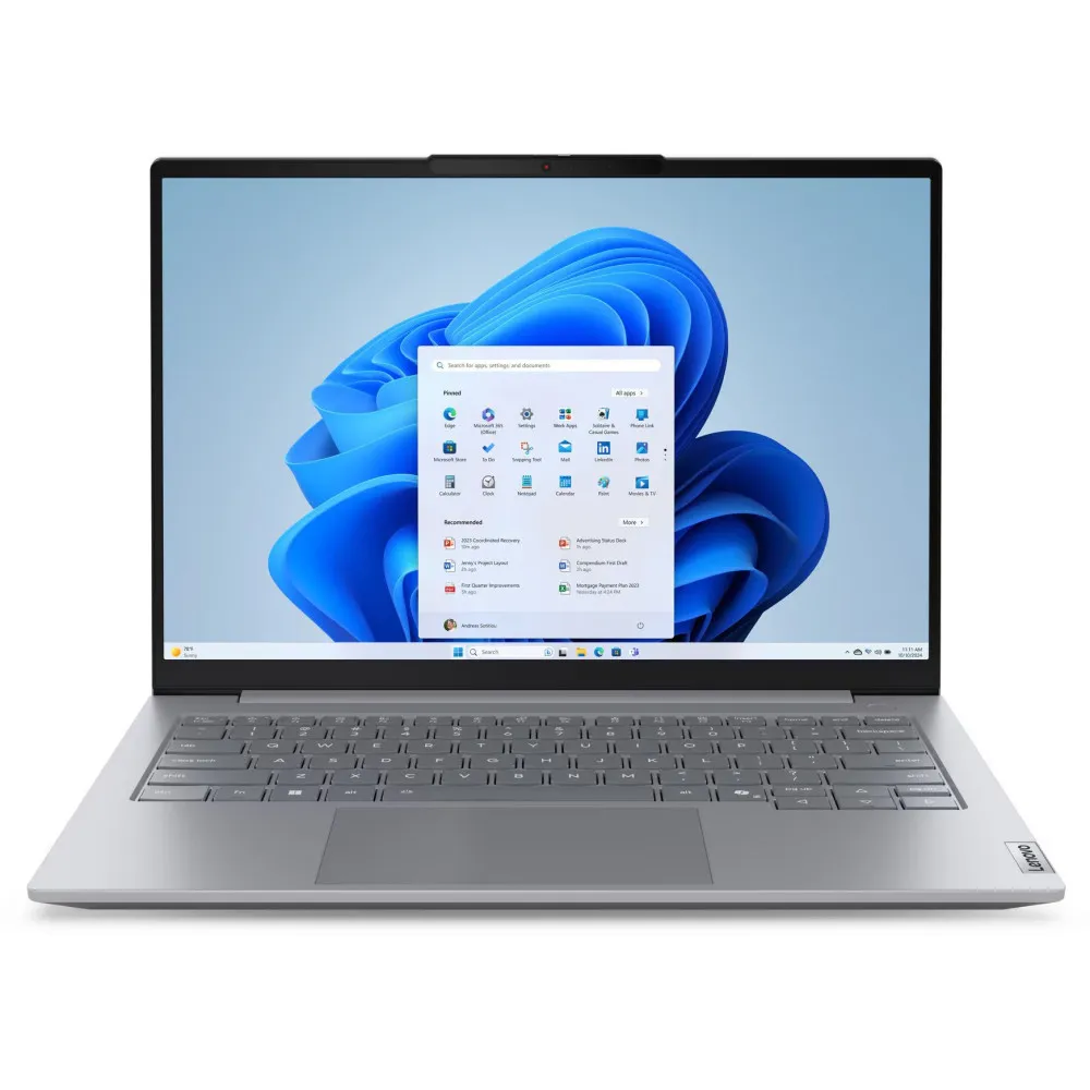 Zdjęcie produktu Laptop Lenovo ThinkBook 14 G8 IAL 21SJ0882IPB - Core Ultra 7 255H/14" WUXGA IPS/RAM 16GB/SSD 512GB + SSD 2TB/Szary/Win 11 Pro