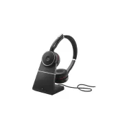 Słuchawki bezprzewodowe nauszne Jabra Evolve 75 SE Link 380a UC Stereo Stand 7599-848-199 - Czarne | Sklep ITnes.pl - IT for BUS