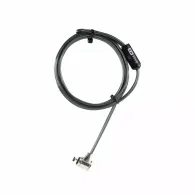 Linka zabezpieczająca Dicota BASE XX Laptop T-Lock D31938 - Kolor srebrny, Czarna