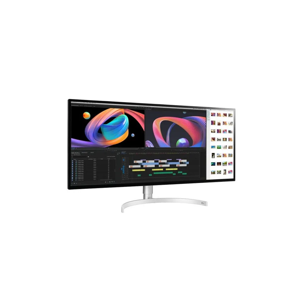 Zdjęcie produktu Monitor LG 34WK95U 34WK95U-W - 34"/5120x2160 (UW5K)/60Hz/21:9/IPS/HDR/5 ms/USB-C/Srebrny