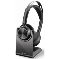 Słuchawki bezprzewodowe nauszne Poly Voyager Focus 2 UC USB-C MS-Teams + ładowarka 214433-02 - Czarne | Sklep ITnes.pl - IT for 