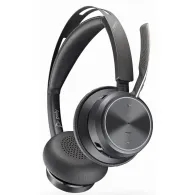 Słuchawki bezprzewodowe nauszne Poly Voyager Focus 2 UC USB-C MS-Teams + ładowarka 214433-02 - Czarne | Sklep ITnes.pl - IT for 