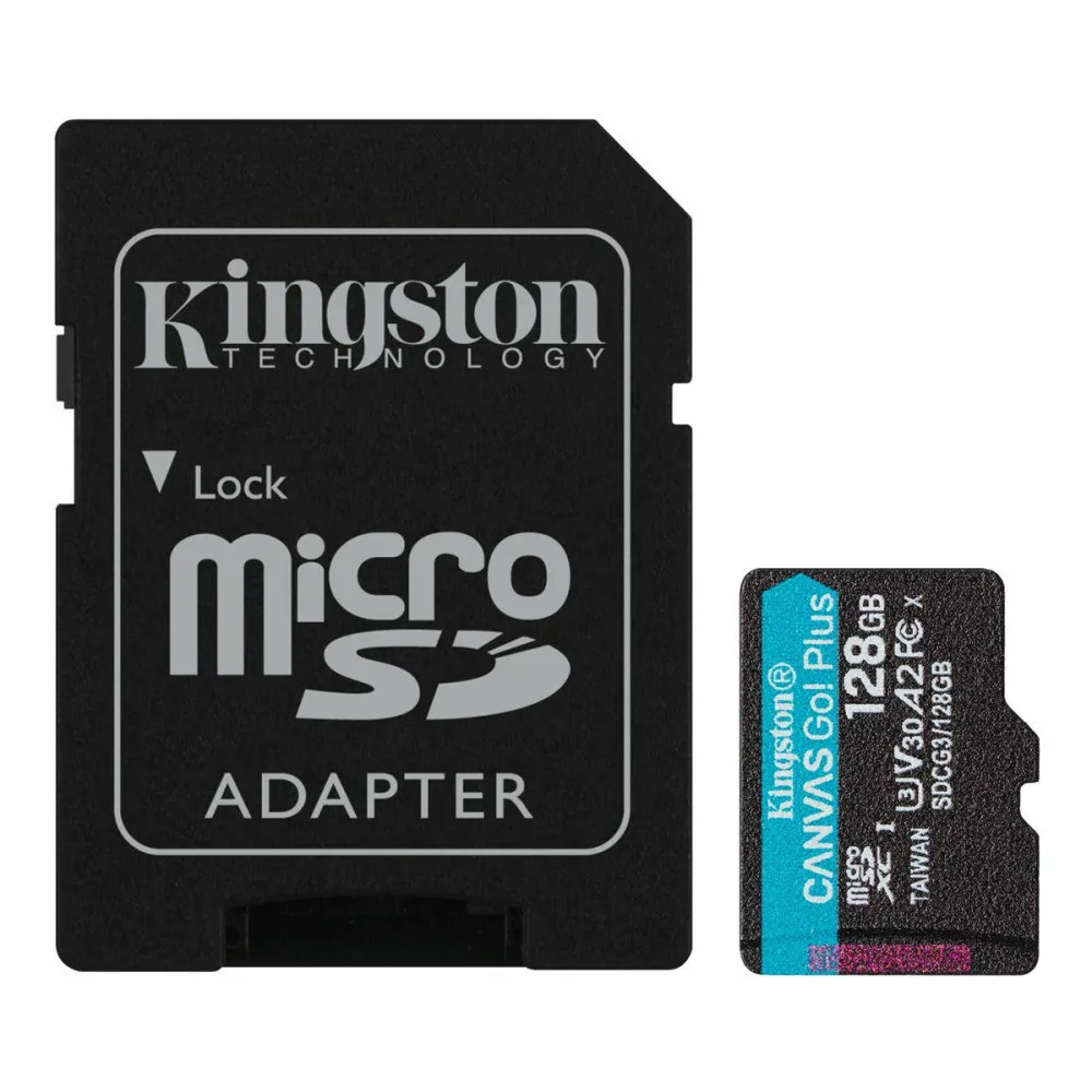 Karta microSD Kingston 128GB Canvas Go Plus 170/90MB/s + adapter - SDCG3/128GB | Sklep ITnes.pl - IT for BUSINESS