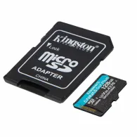 Karta microSD Kingston 128GB Canvas Go Plus 170/90MB/s + adapter - SDCG3/128GB | Sklep ITnes.pl - IT for BUSINESS
