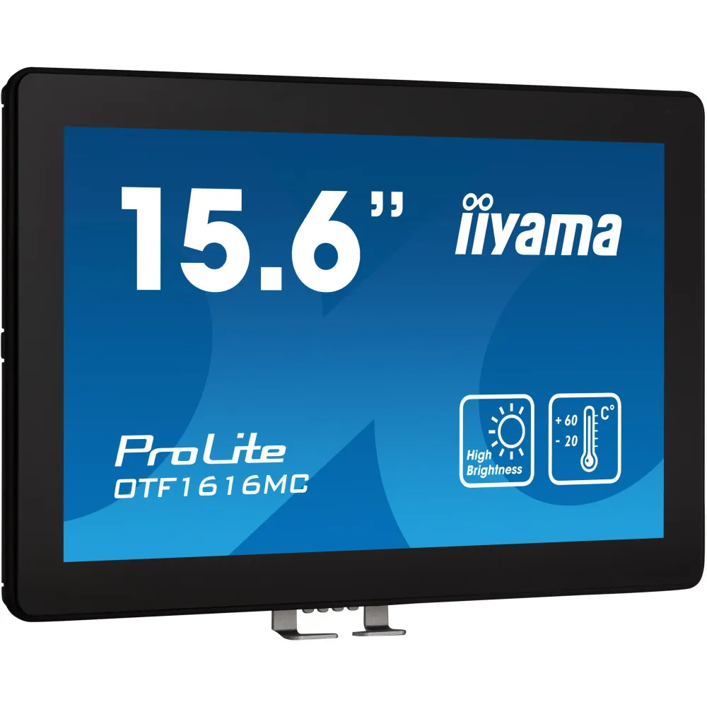 Monitor iiyama ProLite OTF1616MC-B1 - 15,6"/1920x1080 (Full HD)/60Hz/VA/25 ms/dotykowy/Czarny - zdjęcie