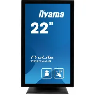 Monitor iiyama ProLite TouchScreen T2234AS-B1, 21,5", 1920x1080 (FHD), 60Hz, IPS, 8 ms, pivot, MT, Czarny | Sklep ITnes.pl, IT f
