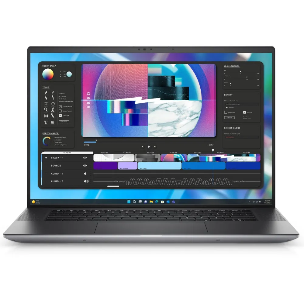 Laptop Dell Precision 5680 N014P5680EMEA_VP, i9-13900H, 16" WQUXGA OLED MT, 32GB, 1TB, RTX 3500 Ada, Szary, Win11 Pro, 3OS ProSu