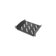 Półka do szaf 10" Lanberg AK-1012-B - 1U, 254 x 180 mm, udźwig do 20 kg