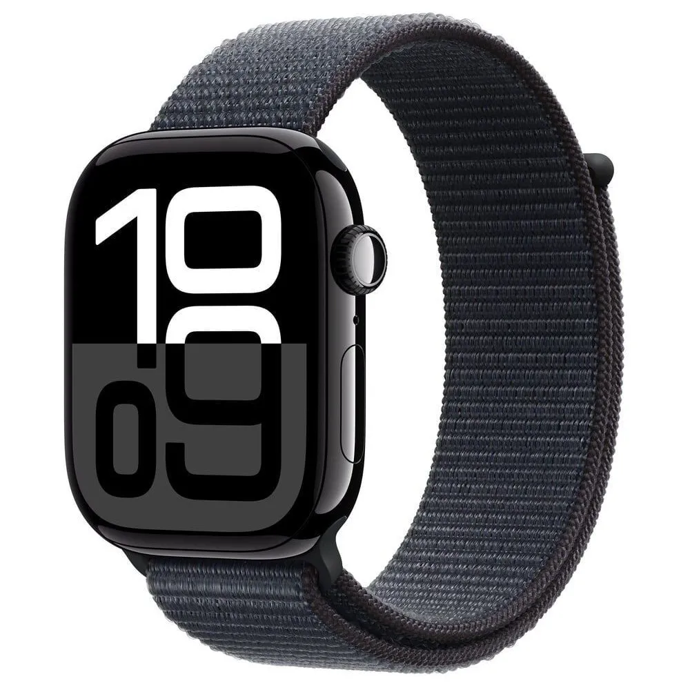 Smartwatch Apple Watch 10 MWX83ET/A - 42 mm, GPS + Cellular, onyksowe aluminium z opaską sportową w kolorze atramentowym