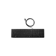 Klawiatura HP 320K Wired Desktop Keyboard 9SR37UT - USB-A, Czarna