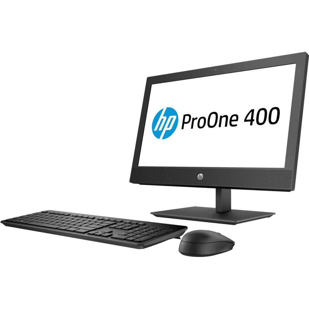 Komputer All-in-One HP ProOne 400 G4 4NT79EA - i3-8100T/20" HD+/RAM 4GB/HDD 1TB/Czarny/Wi-Fi/DVD/Windows 10 Pro/1 rok On-Site - zdjęcie