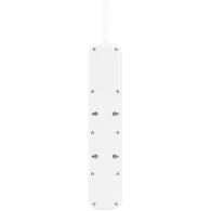 Listwa antyprzepięciowa Belkin SurgePlus SRB001CA2M - 4 gniazda, USB-A, USB-C, 2 m