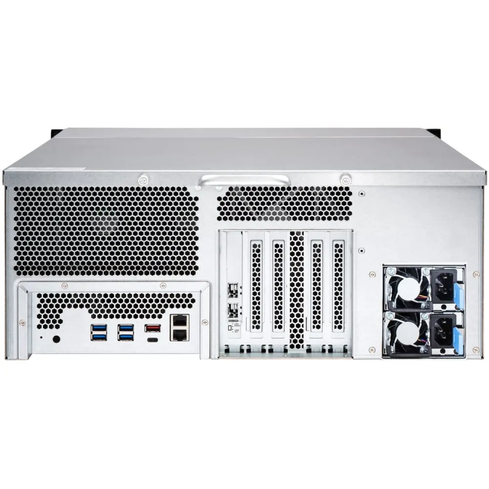 Zdjęcie produktu Serwer NAS QNAP Rack TS-H2477XU-RP-3700X-C1F - Rack (4U)/AMD Ryzen 7 3700X/32 GB RAM/40 TB/24 wnęk/hot-swap/3 lata Carry-in