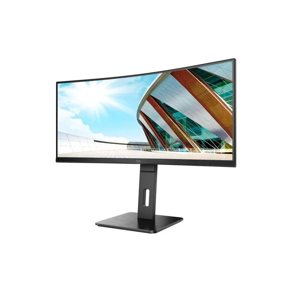 Monitor AOC CU34P2A - 34"/3440x1440 (UWQHD)/100Hz/21:9/zakrzywiony/VA/1 ms/Czarny - zdjęcie