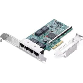 Karta sieciowa LAN Lenovo ThinkStation Broadcom BCM5719-4P Quad-port Gigabit Ethernet Adapter 4XC1K80847 - 4x 10|100|1000 Mb|s