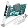 Karta sieciowa LAN Lenovo ThinkStation Broadcom BCM5719-4P Quad-port Gigabit Ethernet Adapter 4XC1K80847 - zdjęcie poglądowe 1