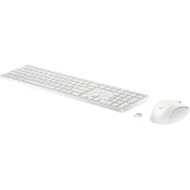 Zestaw klawiatury i myszy HP 655 Wireless Keyboard and Mouse Combo 860P8AA - Biały