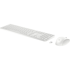 Zestaw klawiatury i myszy HP 655 Wireless Keyboard and Mouse Combo 860P8AA - Biały