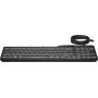 Klawiatura HP 400 Backlit Wired Keyboard 7N7C0AA - USB-C, adapter USB-C do USB-A, Czarna