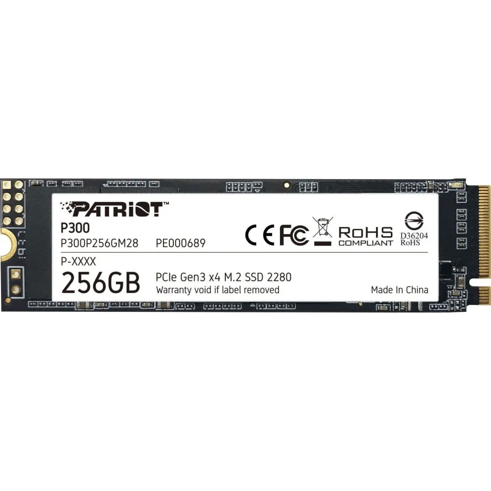 Dysk SSD 256GB Patriot P300 P300P256GM28, 2280, PCIe 3.0 x4, NVMe, 1700-1100MBps | Sklep ITnes.pl, IT for BUSINESS
